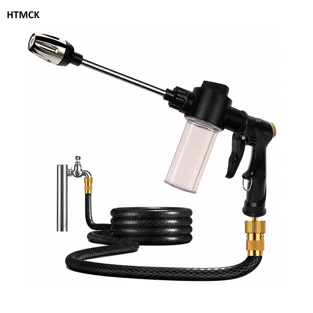 Pressure Washer Foam Gun - HTMCK 가정용 정원 물총 호스 노즐
