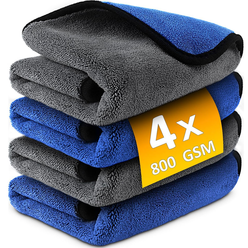 Microfiber Towel Detailing - 1-4pcs 부드러운 마이크로 화이버 자동차 세척