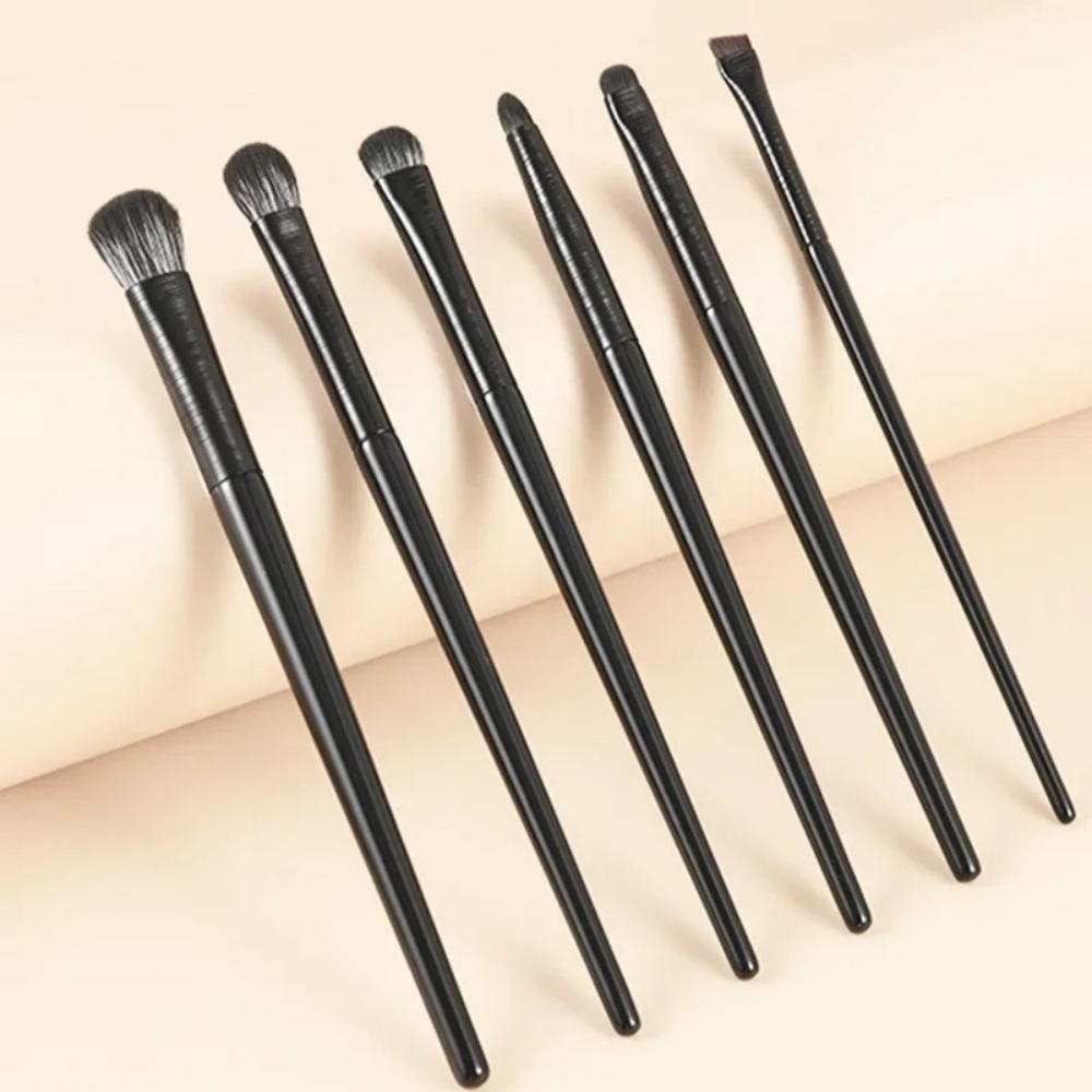 Detailing Brush Set - 6개 세트의 부드러운 아이 메이크업 브러시