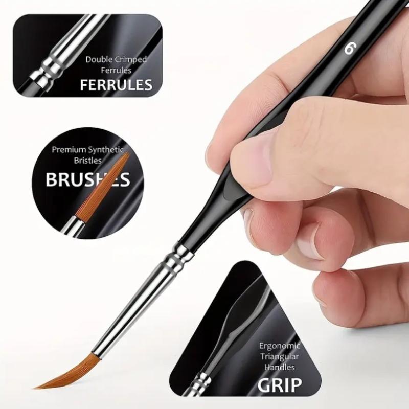[B] 전문가용 미니어처 페인트 브러시 세트, 드라이  - Detailing Brush Set 리뷰 및 가격