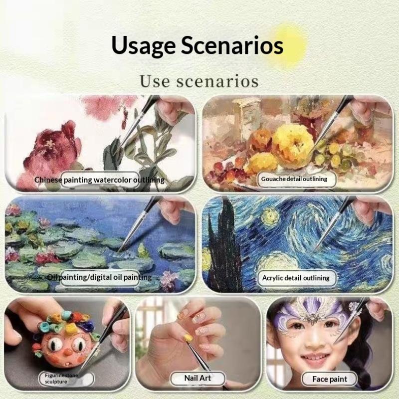 [B] 전문가용 미니어처 페인트 브러시 세트, 드라이  - Detailing Brush Set 리뷰 및 가격