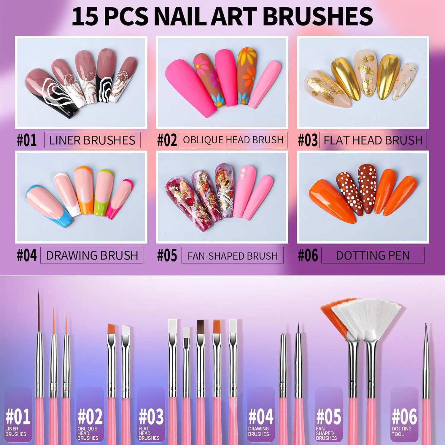 25피스 네일 브러쉬 세트 – 정밀한 디테일링, 휴대  - Detailing Brush Set 리뷰 및 가격