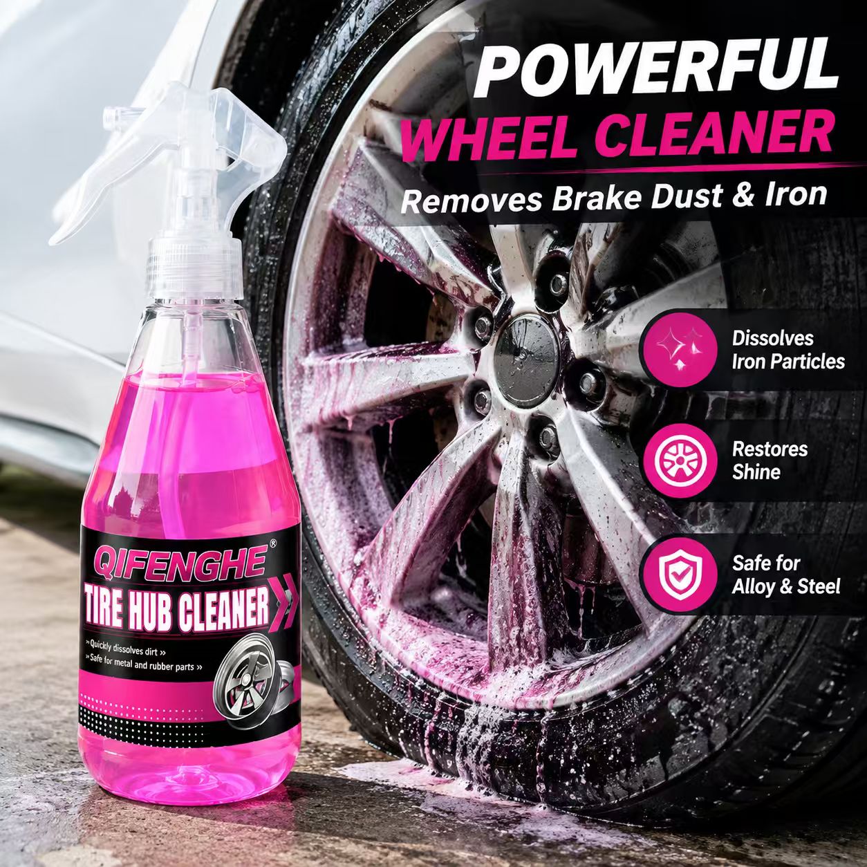 강력한 휠 클리너 스프레이로 브레이크 먼지와 철분 입자 - Wheel Cleaner Alloy 리뷰 및 가격
